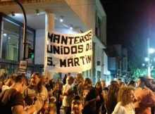 Los manteros de San Martín luchan por seguir trabajando