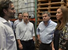 En campaña: la gobernadora Vidal visitó San Martín