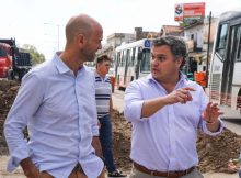 Dietrich y López Medrano recorrieron las obras del Metrobus
