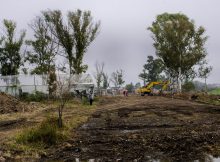 El Camino del Borde atraviesa al Vivero Municipal y le saca más de la mitad de su espacio