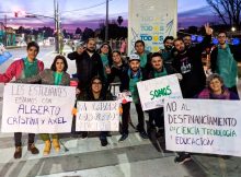 Perfomance de estudiantes de la UNSAM contra el ajuste en Ciencia y Tecnología