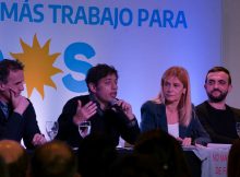 Kicillof y Magario en San Martín