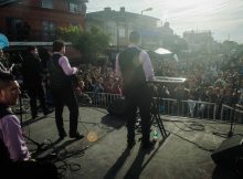 Los Charros le cantaron el Feliz Cumpleaños al Barrio Libertador