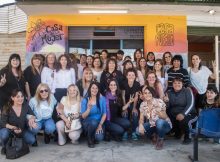Las candidatas del Frente de Todos en campaña