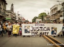 Vecinos marcharon para reclamar justicia por el femicidio de Natalia Saban