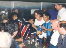 Los días que Maradona entrenó en Chacarita