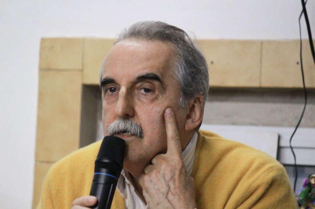 Él político Guillermo Moreno en un acto por él 17 de octubre realizado en él partido de San Martín